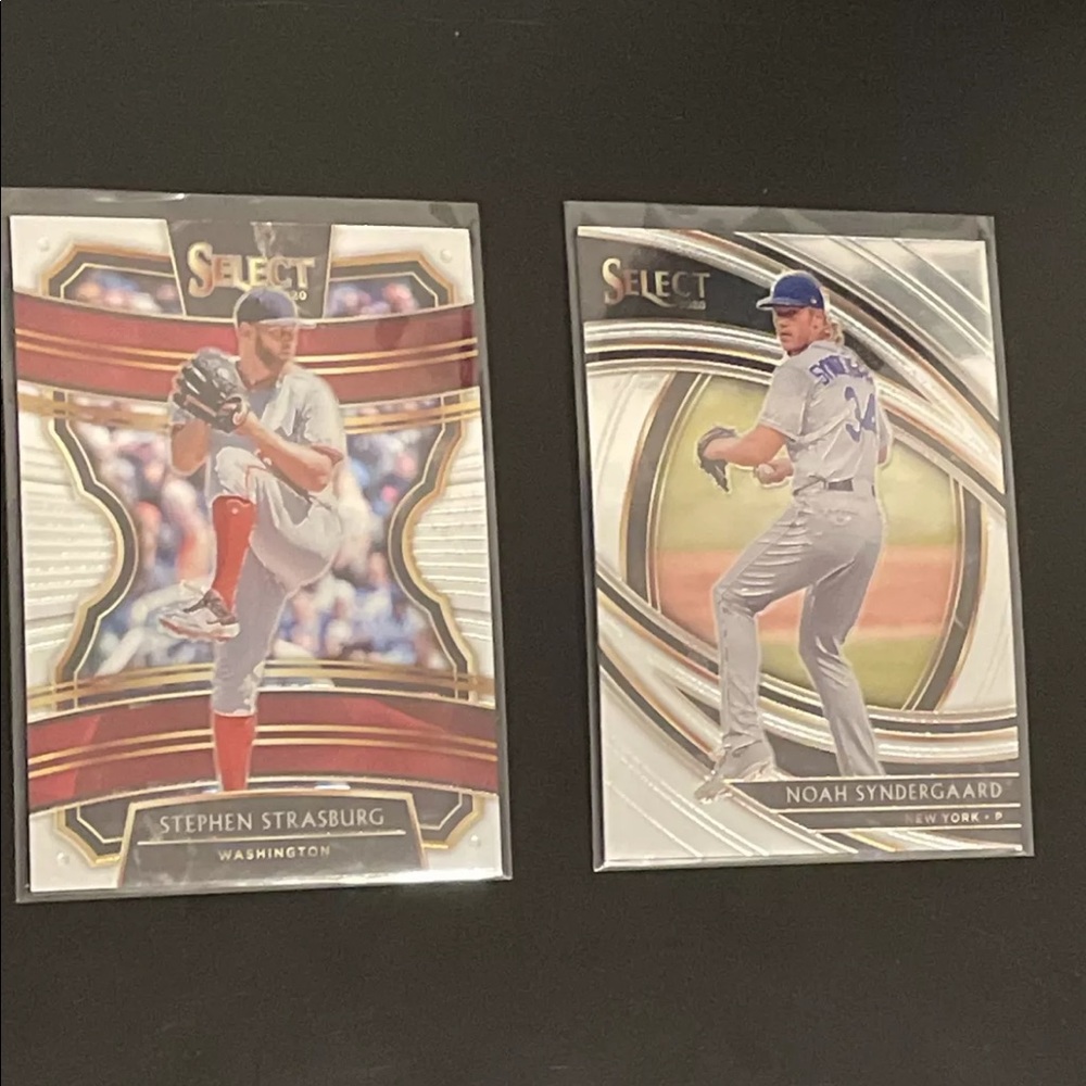 2 Card LOT- Stephen Strasburg & Noah Syndergaard
